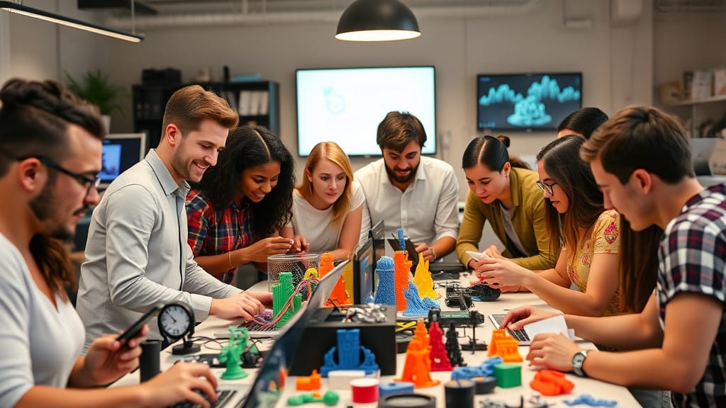 Colaboração na Comunidade 3D: O Futuro da Impressão 3D